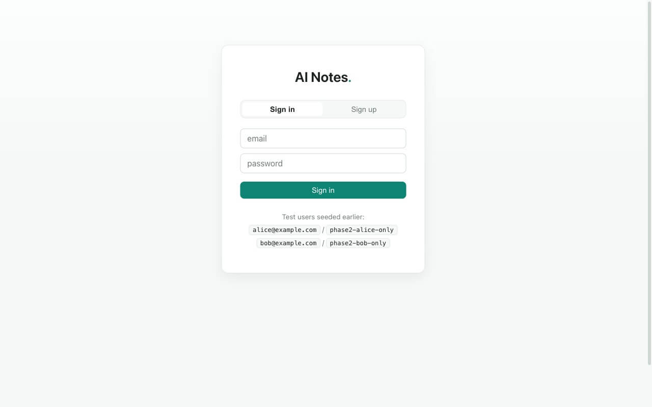 AI Note